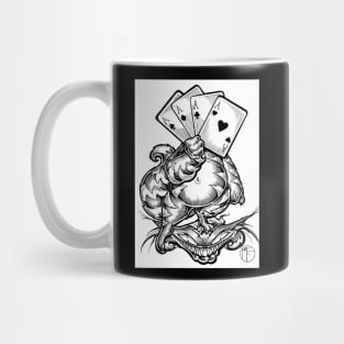 Cheshire Cat with Cards Mug